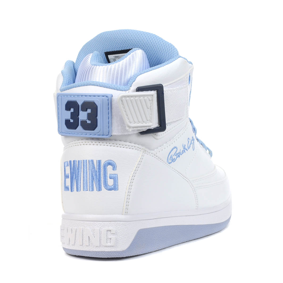 Ewing Athletics 33 HI x Orion White/Blue Bell Patrick Ewing Basketball Shoes  