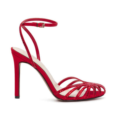 Jessica Simpson Jileta Red Muse Suede Stiletto Heels