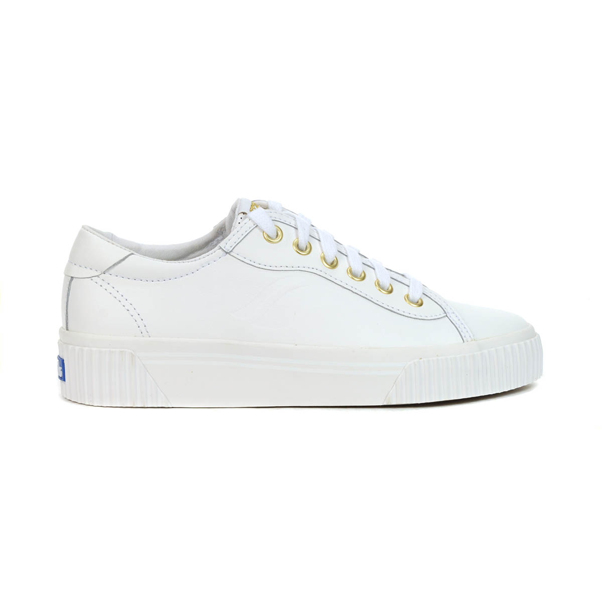 Keds Crew Kick White Leather Chunky Sneakers WH64602 - WOOKI.COM
