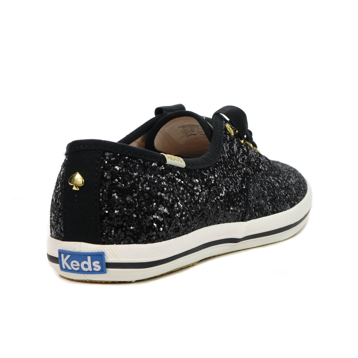 Keds x Kate Spade New York Champion Black Glitter Sneakers WF52882 -  