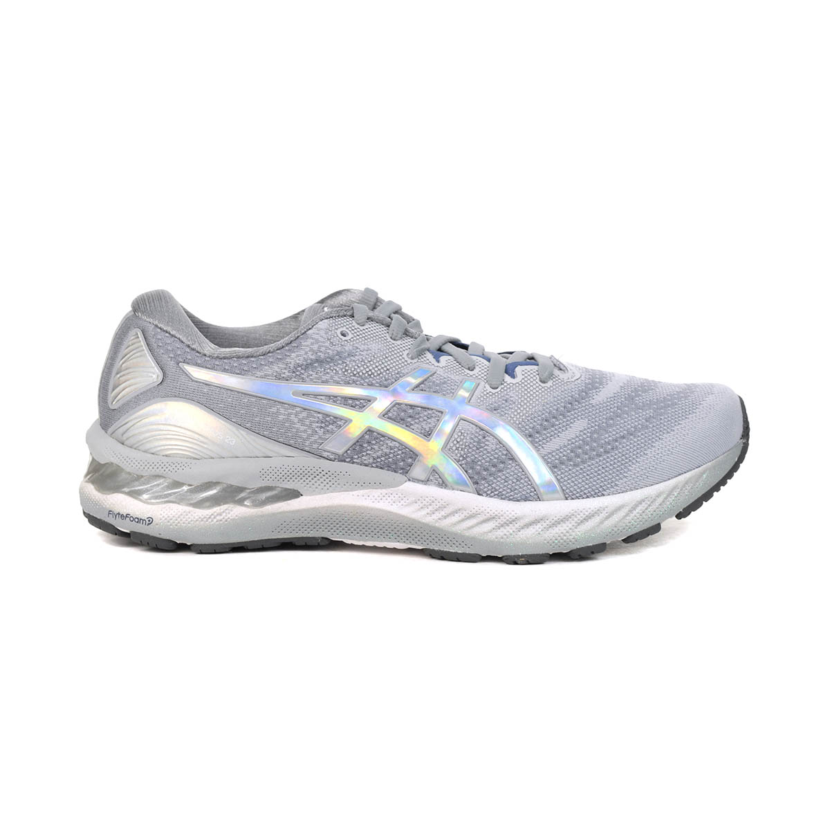 ASICS Men's Gel-Nimbus 23 Piedmont Grey/White Running Shoes 1011B290 ...