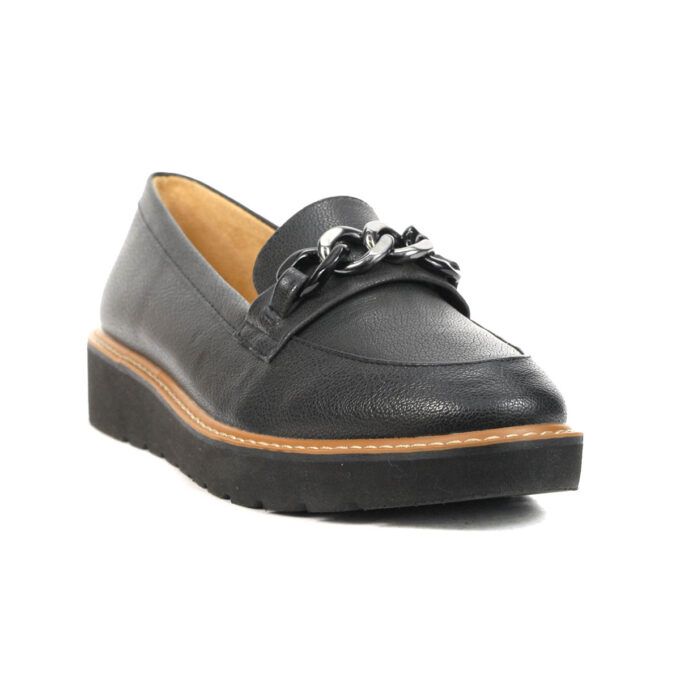 Naturalizer Emmal Jet Black Wedge Loafers - Image 2