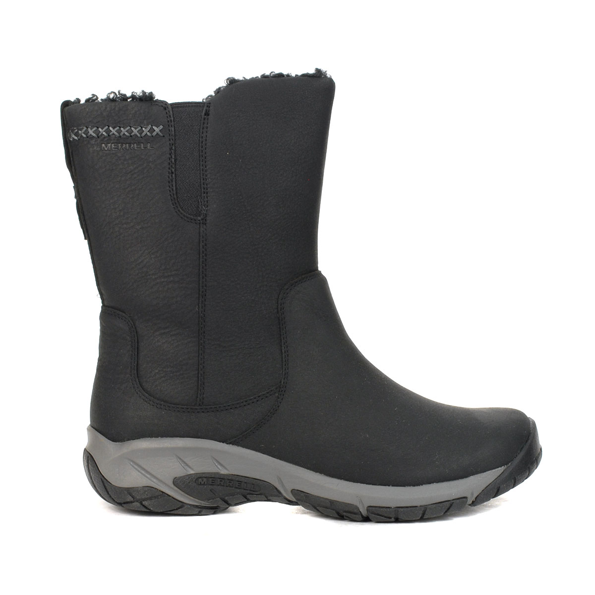 Merrell Women's Encore 4 Tall Zip Black Polar Waterproof Winter Boots  J003618 