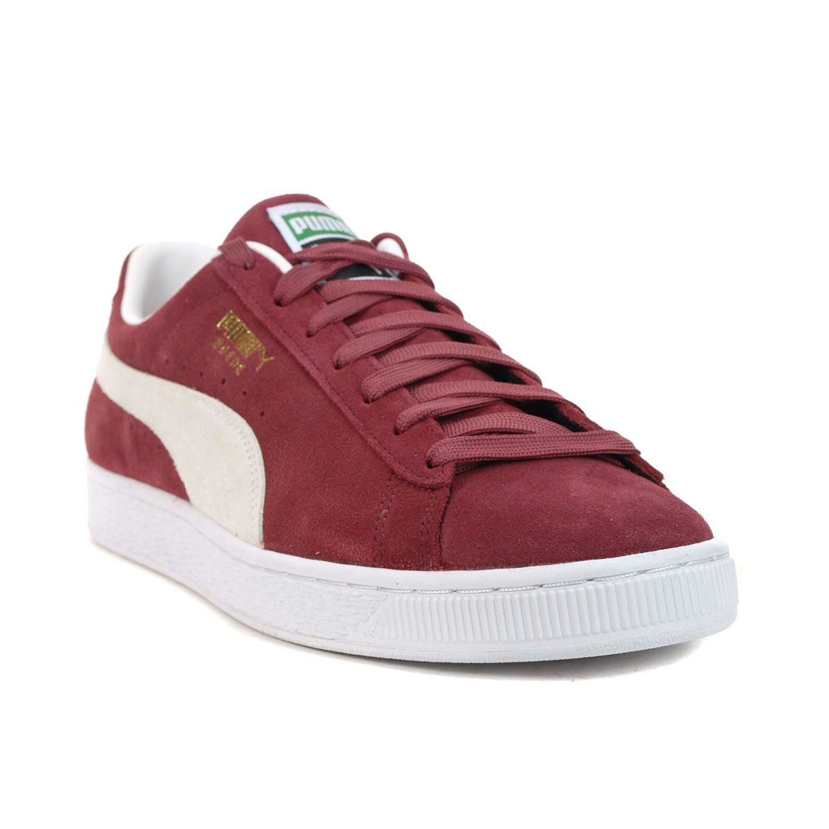 Puma Mens Suede Classic Xxi Cabernetwhite Sneakers 37491506 Wookicom 