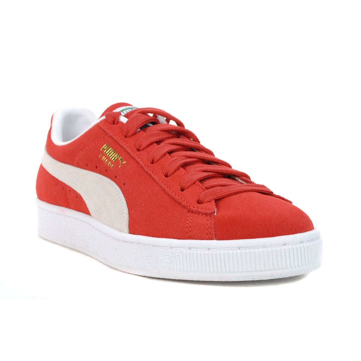 Puma Men's Suede Classic XXI High Risk Red/White Sneakers 37491502 ...