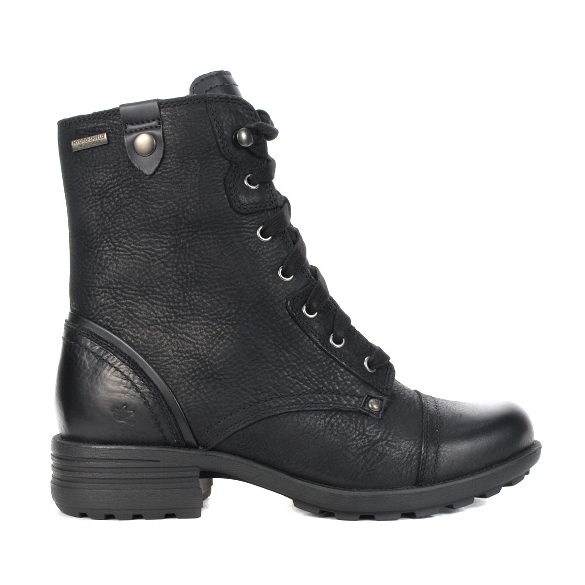 Rockport Cobb Hill Women's Brunswick Lace Black Waterproof Leather Boots CI5874