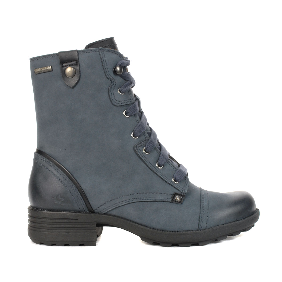 Rockport Cobb Hill Women's Brunswick Lace Blue Waterproof Leather Boots CI6160
