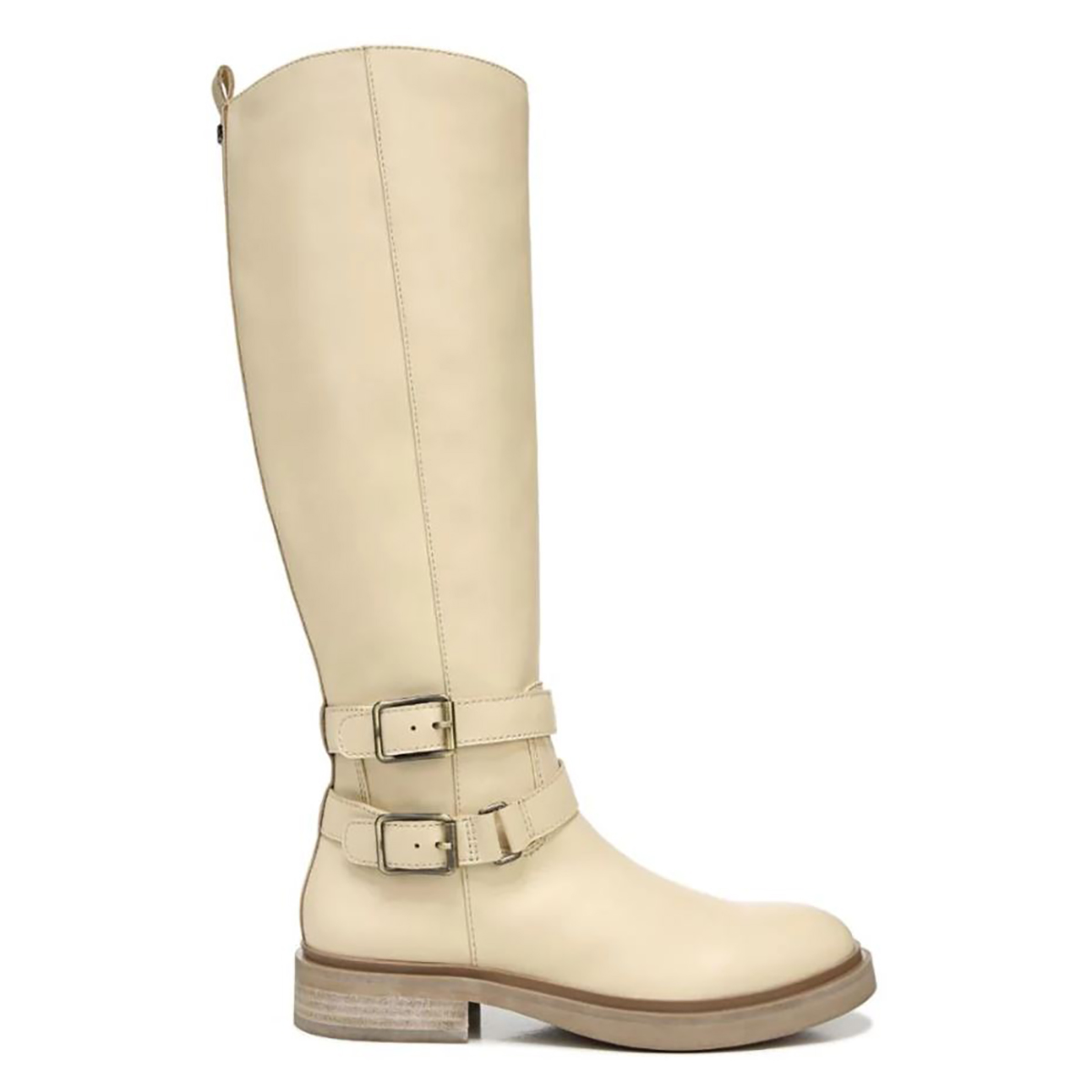 Sam Edelman Freda Eggshell Leather Boots H8490L2250 - WOOKI.COM