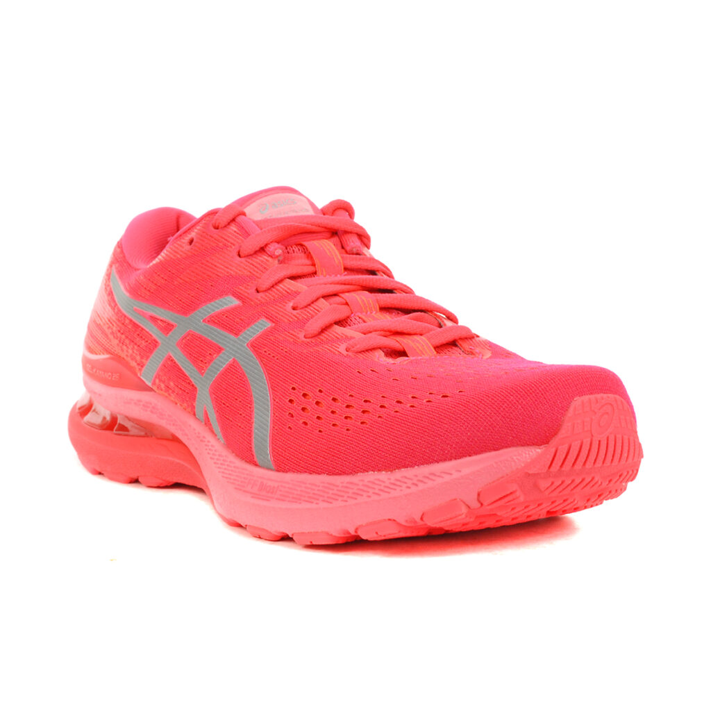 ASICS Men's GelKayano 28 LiteShow Flash Red Running Shoes 1011B341