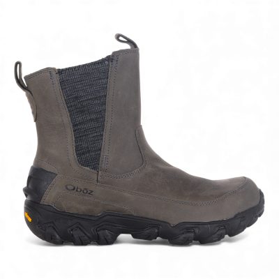 Oboz Men's Big Sky II Mid Iron Insulated Waterproof Slip-On Boots