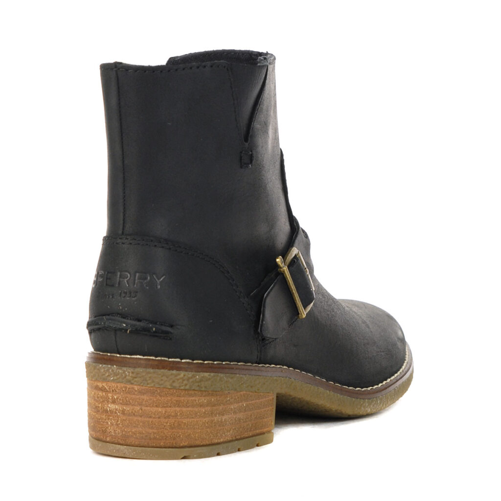 Sperry Women's Seaport Storm Black Short Shackle Boots