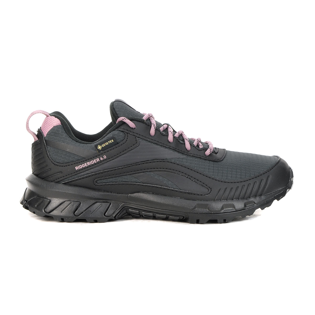 Reebok Women's Ridgerider 6 GTX Core Black/Infused Lilac Trail Shoes 