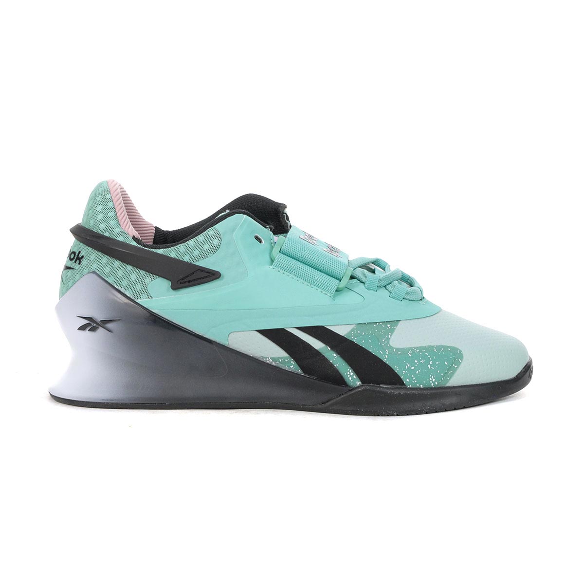 Reebok Women's Legacy Lifter II Teal/Grey/White Weightlifting Shoes 
