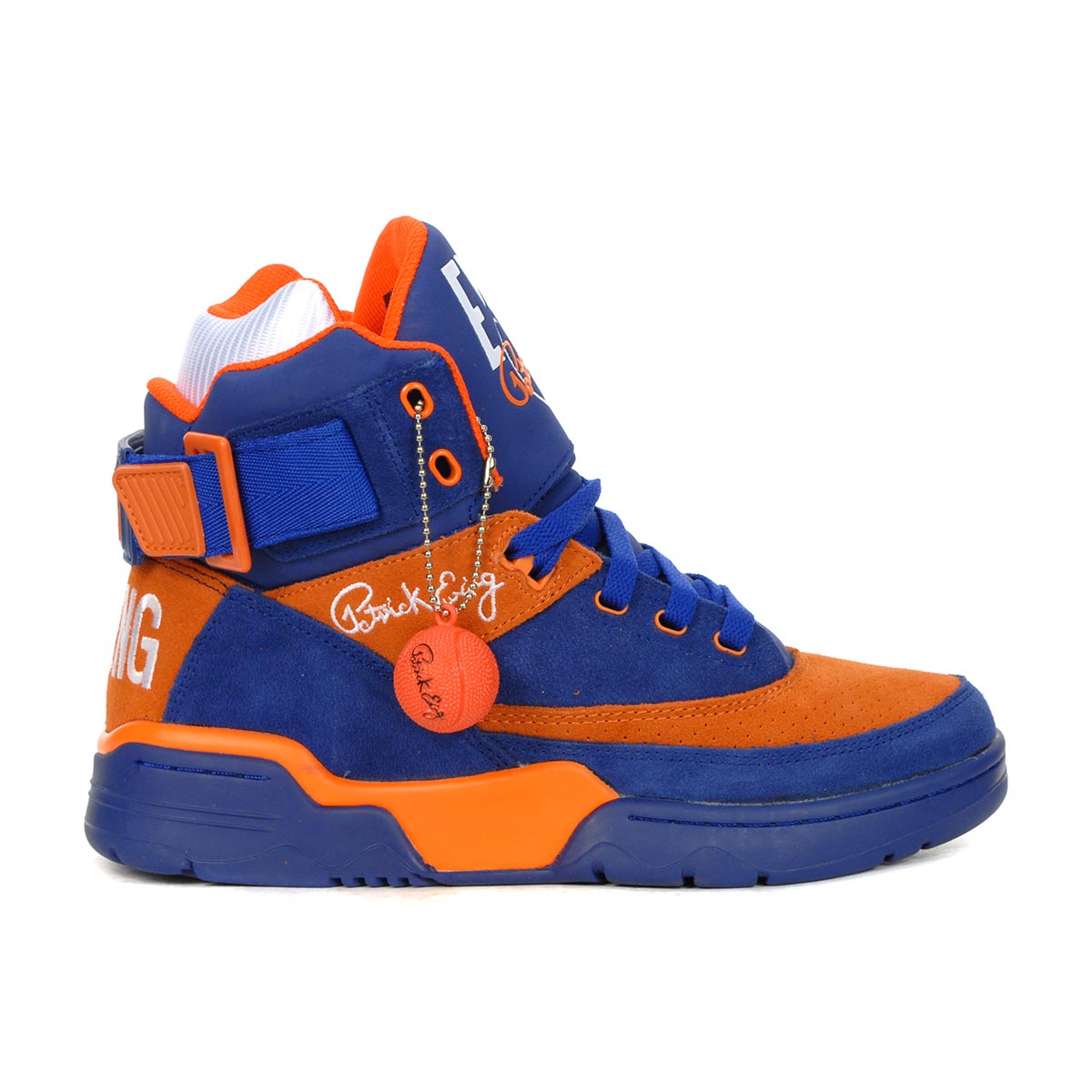 Patrick Ewing 33 HI NYC Dazzling Blue/Orange Basketball Shoes