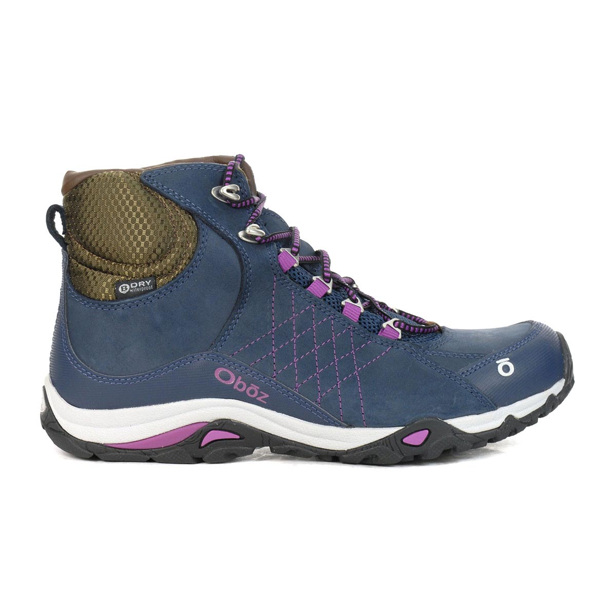 Oboz Women's Sapphire Mid Huckleberry Hiking Boots - WOOKI.COM