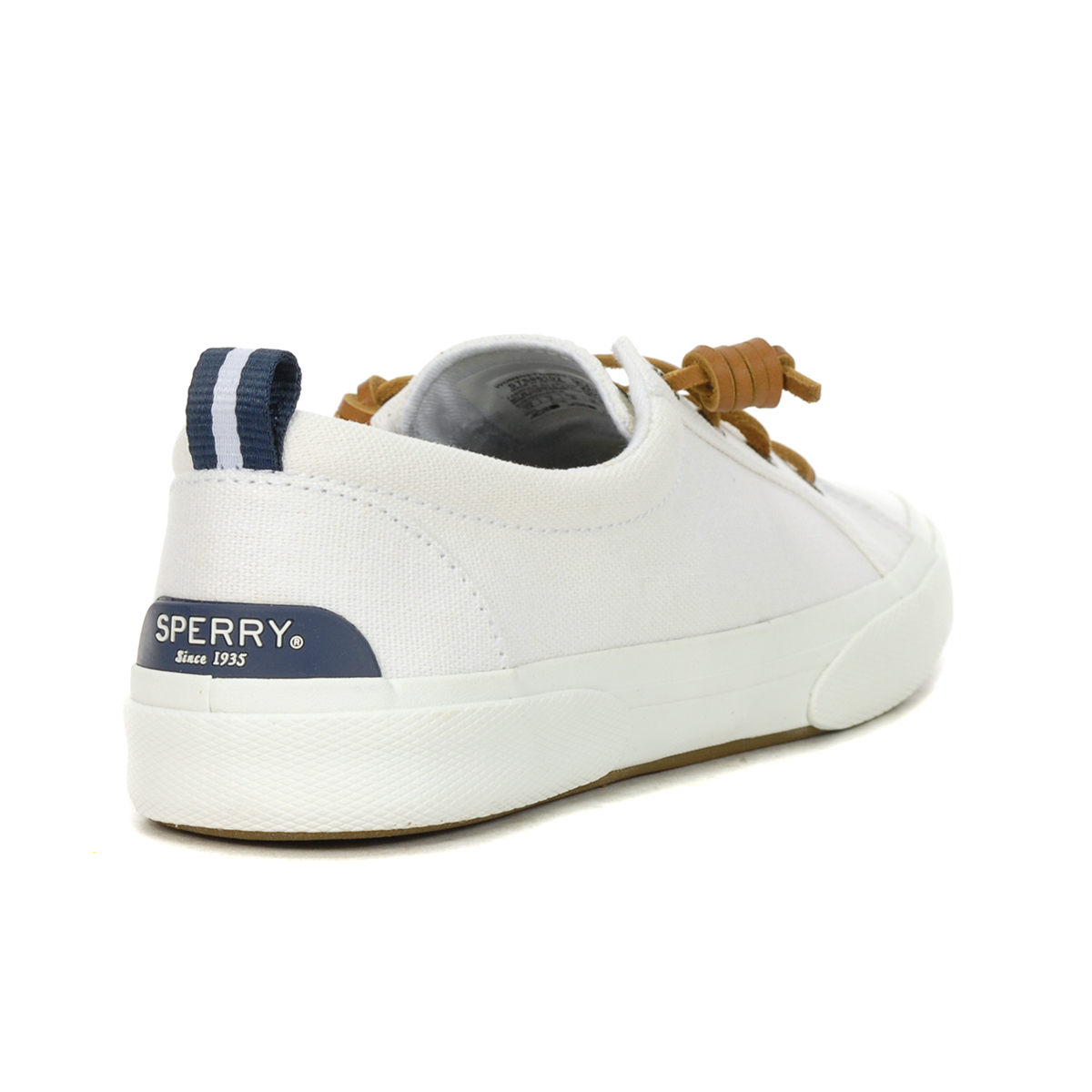 Sperry Women's Pier Wave Sneaker - Recycled Cotton Twill Casual Shoes