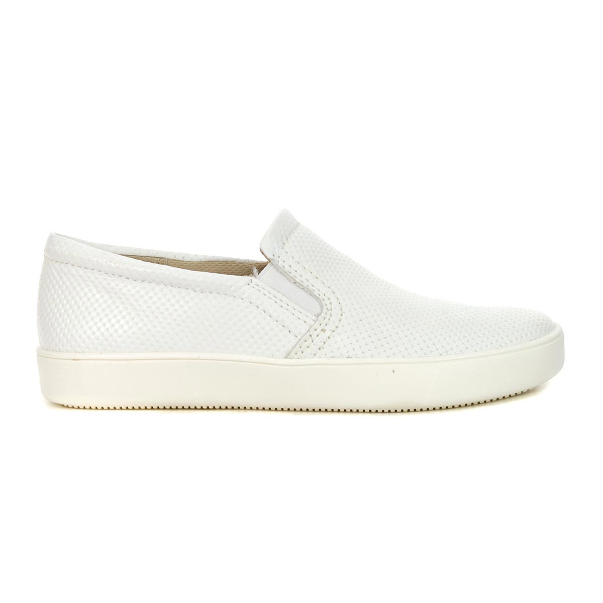 Naturalizer Marianne White Leather Slip-On Sneakers - WOOKI.COM