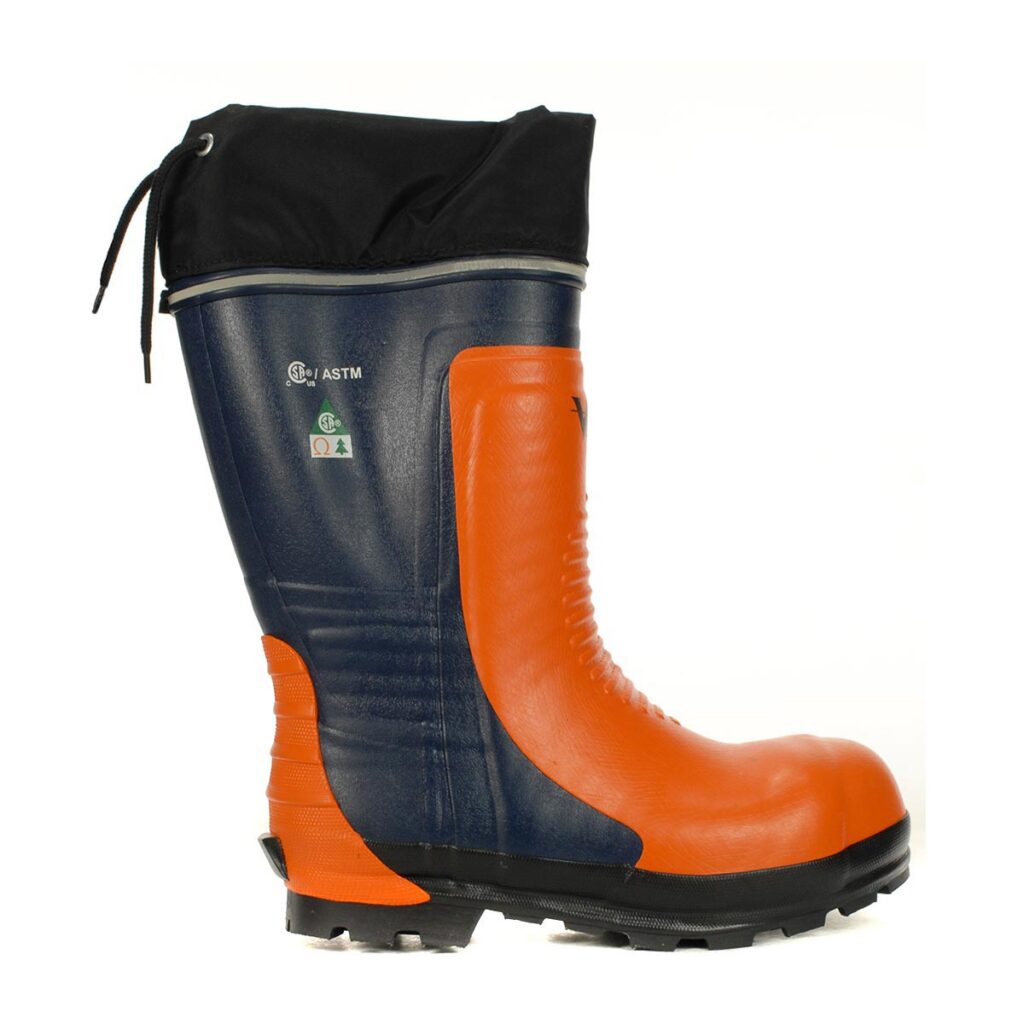 Viking Men's Black/Orange CSA Steel Toe Bushwhacker Boots - WOOKi.com
