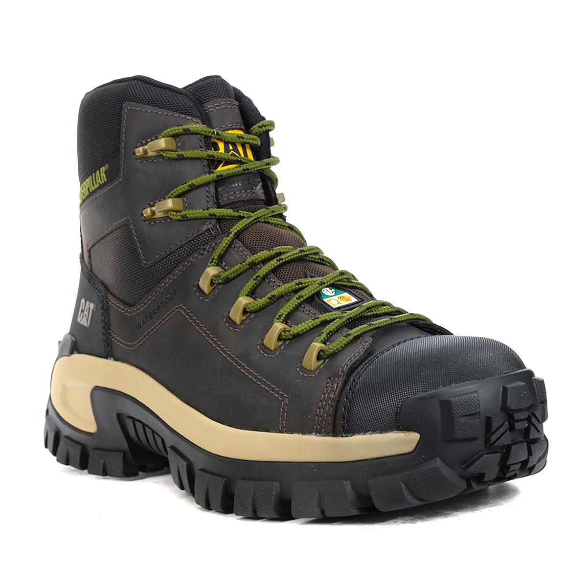 Bota Caterpillar Invader Hiker À Prova D'Água Com Bico Composto