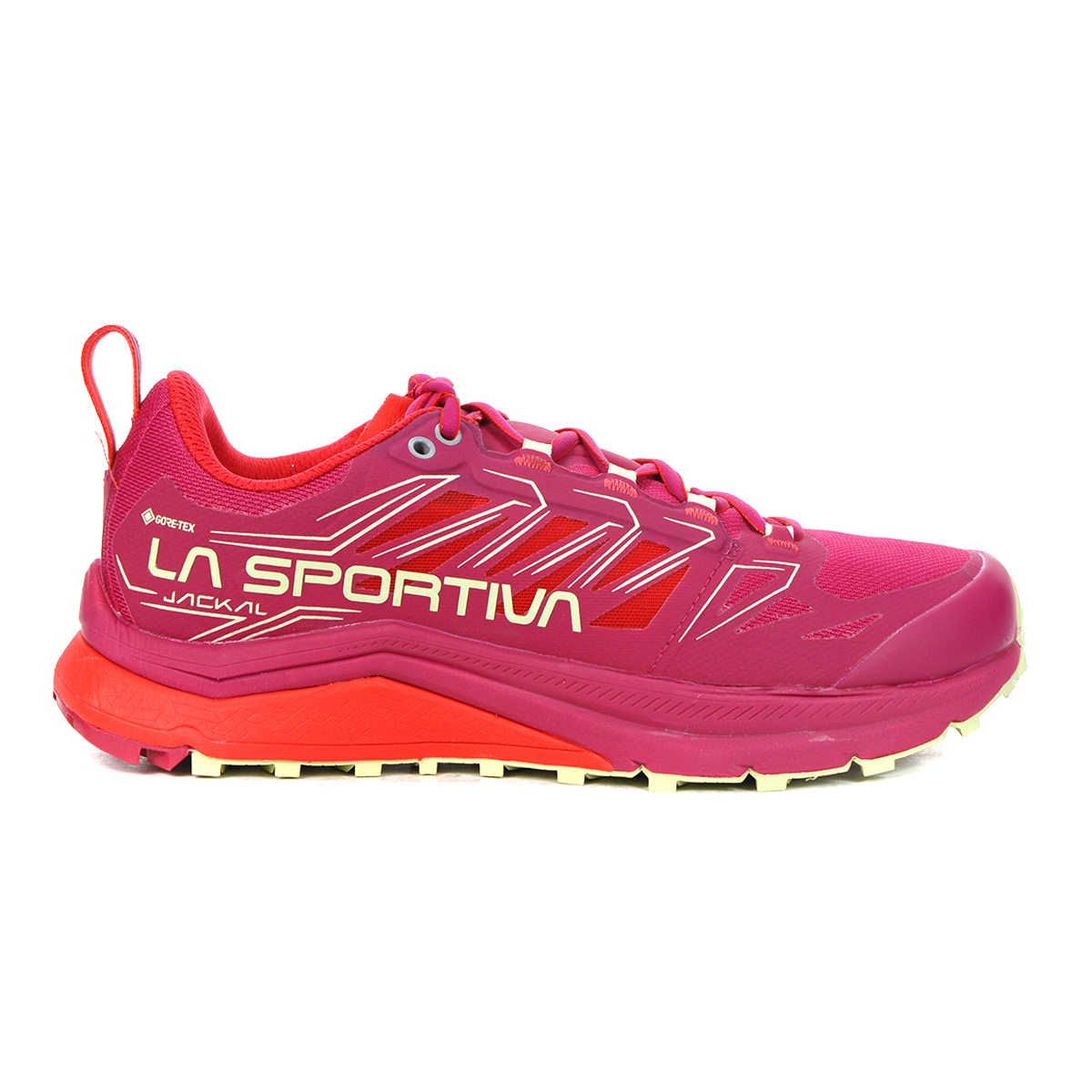 La Sportiva Women's Jackal GTX Cerise/Lollipop Trail Running Shoes 46K-409321