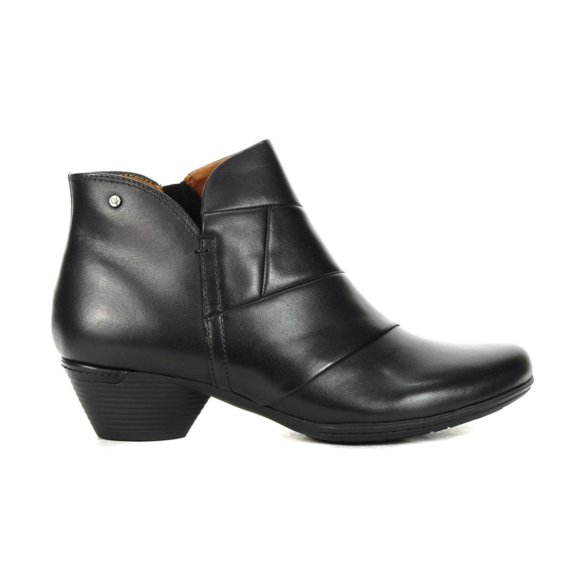 Cobb Hill Women's Laurel New Bootie Black leather Ankle Boots CJ2626