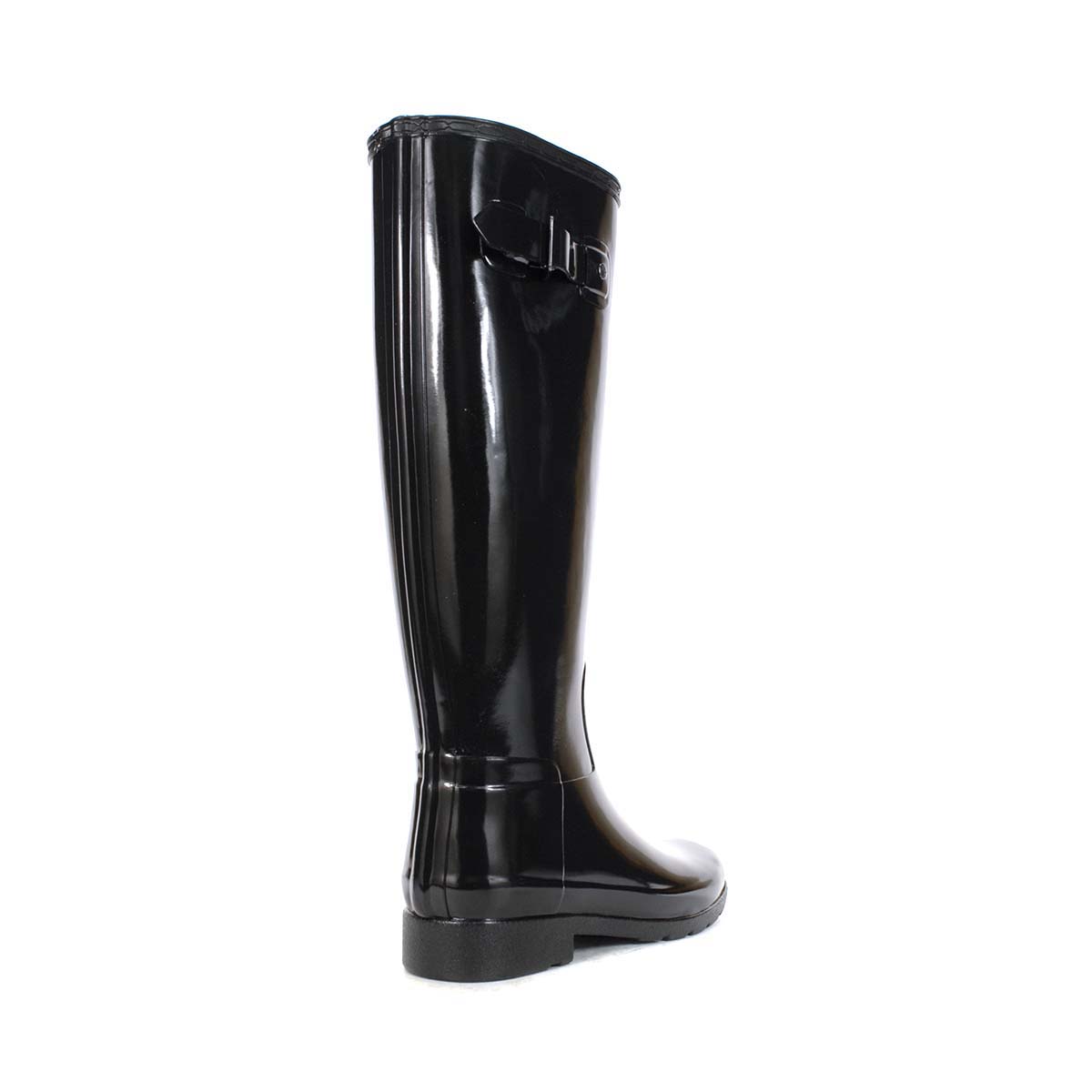 Hunter Women S Refined Tall Black Gloss Boots WFT2200RGL BLK WOOKI COM   Hunter Womens Refined Tall Black Gloss Boots WFT2200RGL 4 