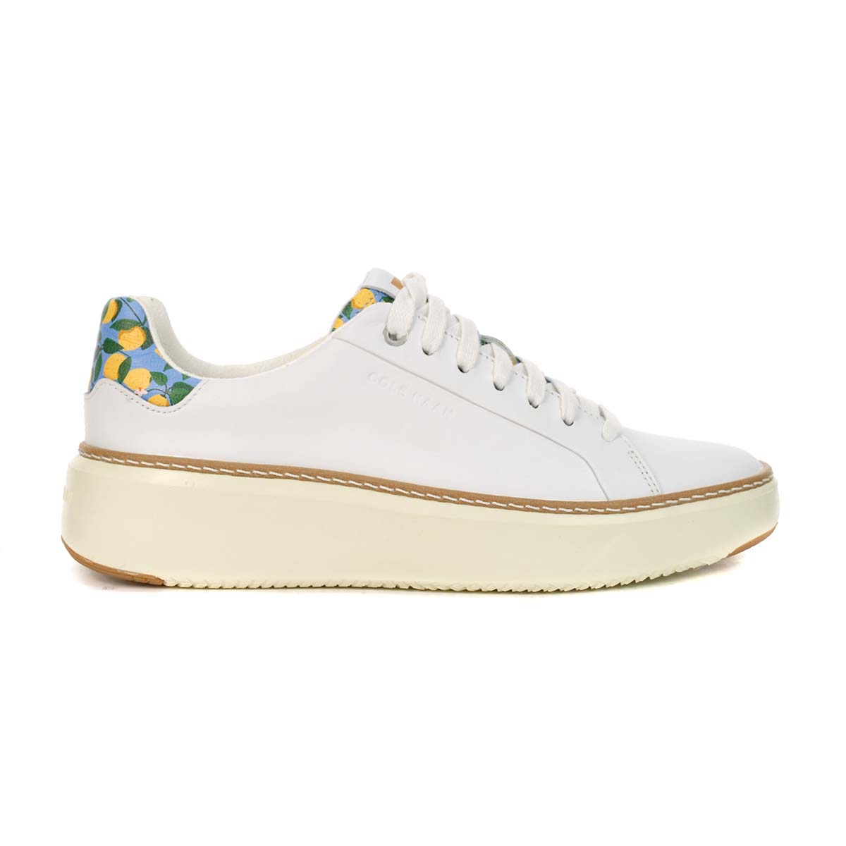Cole Haan Women's GrandPro Topspin White/Azure Lemon Sneakers W26668