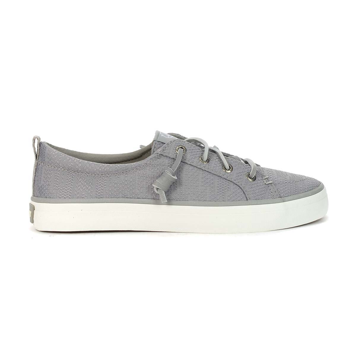 Sperry Women's Crest Vibe Grey Jacquard Sneakers STS88905