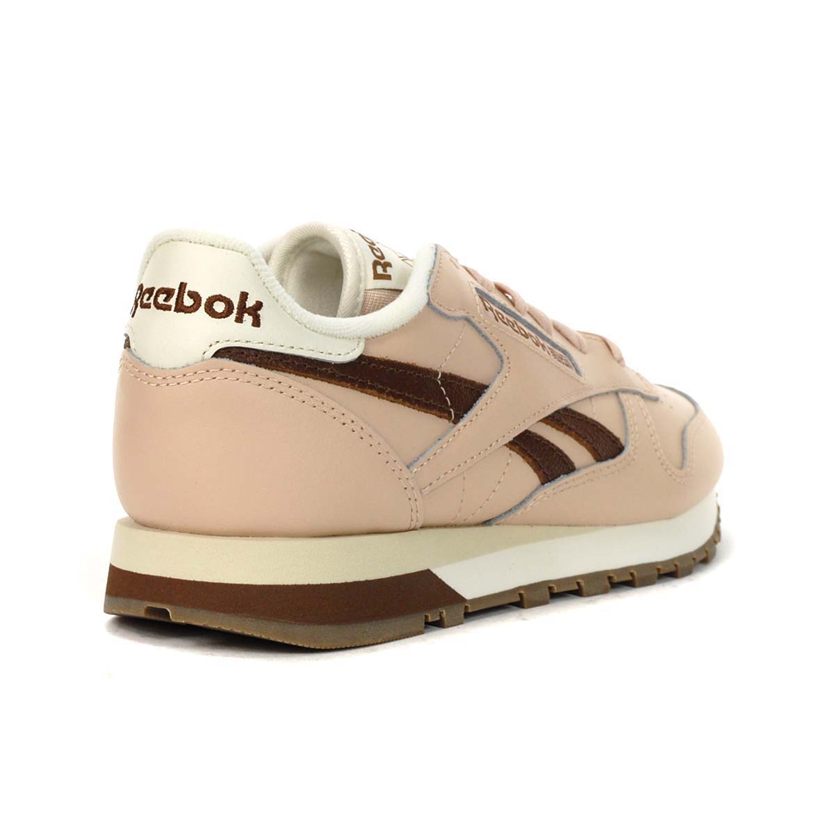 Reebok Women's Classic Leather Soft Ecru/Brush Brown/Chalk Sneakers ...