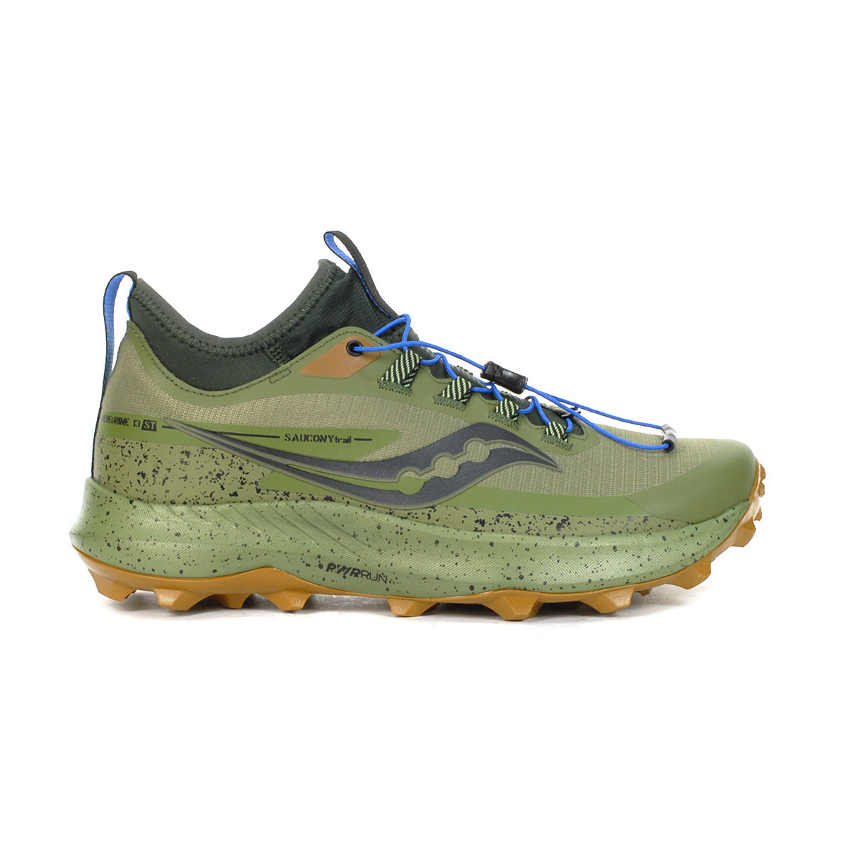 Saucony Men's Peregrine 13 ST Glade/Bronze Trail Running Shoes S20840 ...
