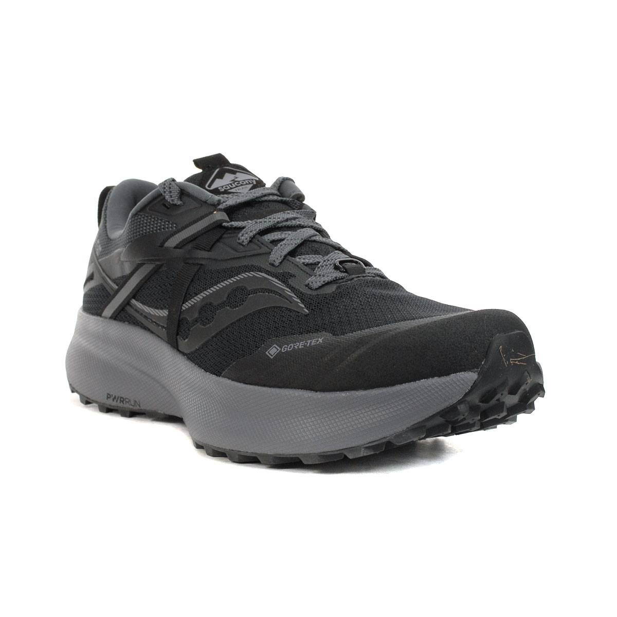 Saucony Men's Ride 15 TR GTX Black/Charcoal Trail Running Shoes S20799 ...