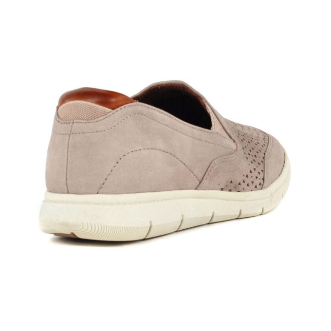 Cobb Hill Women's Lidia Dove Nubuck Leather Slip-Ons CJ0936 - Image 3
