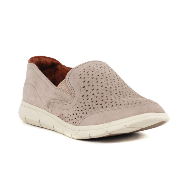 Cobb Hill Women's Lidia Dove Nubuck Leather Slip-Ons CJ0936 - Image 2