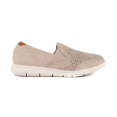 Cobb Hill Women's Lidia Dove Nubuck Leather Slip-Ons CJ0936