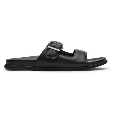 Rockport Men's Darron Buckle Black Sandals CJ1649