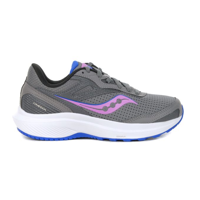 Saucony Women's Cohesion 16 Gravel/Grape Running Shoes S10782-31