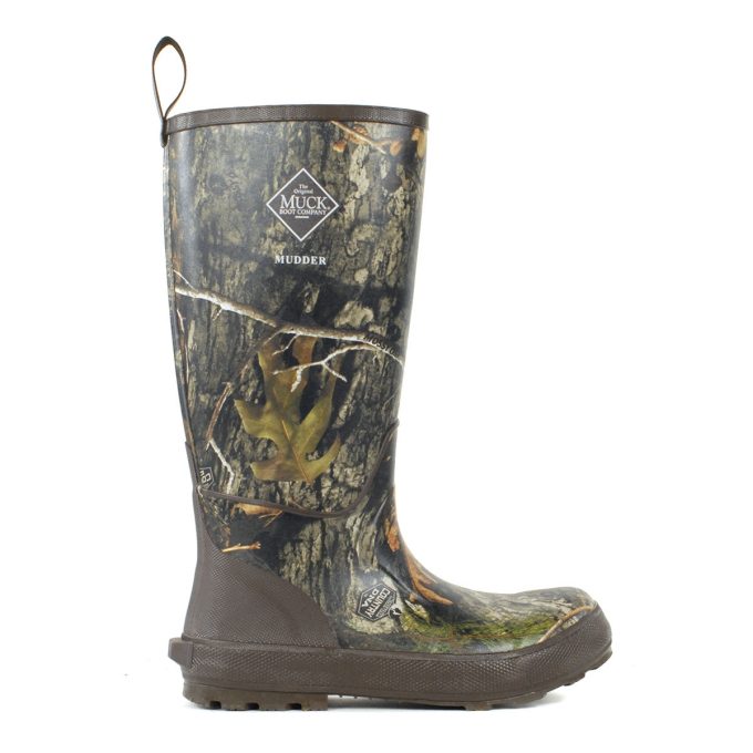 Muck Boots Men's Mossy Oak Country DNA Mudder 15In Camo Tall Rubber Boots MUDMDNA