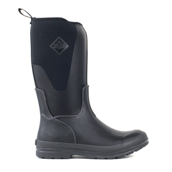 Muck Boots Women's Originals Tall Black/Dark Grey Rubber Boots OTW001