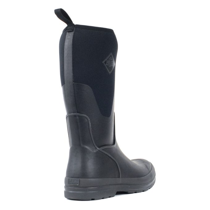 Muck Boots Women's Originals Tall Black/Dark Grey Rubber Boots OTW001 - Image 3