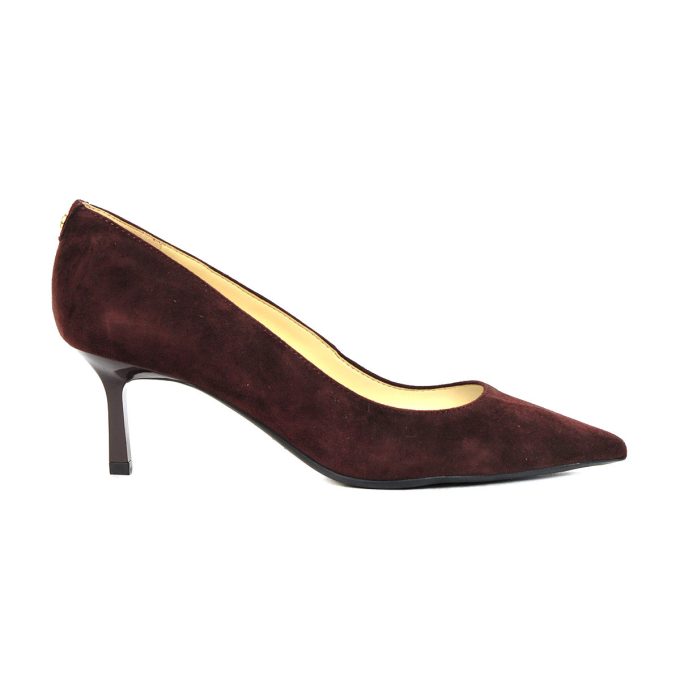 Nine West Women's KUNA9X9 Dark Bordo Suede Pumps