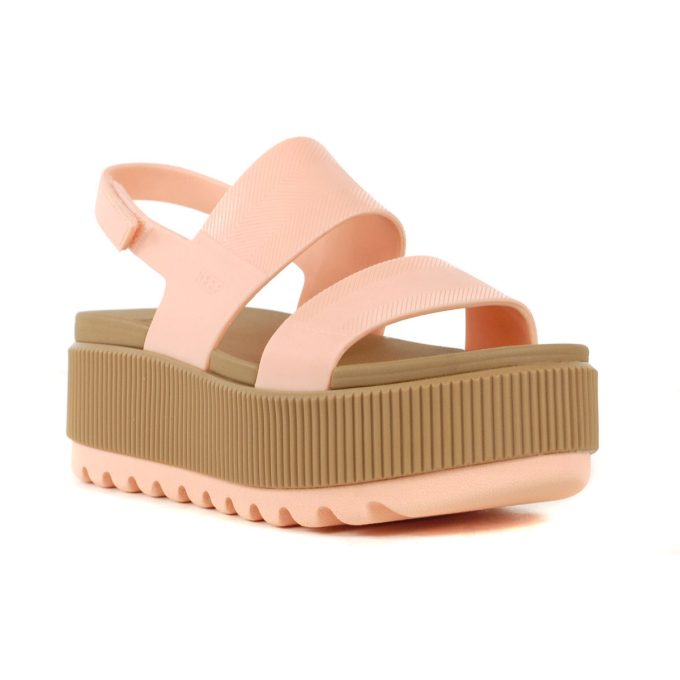 Reef Women's Water Vista Higher Peach Parfait Rubber Platform Sandals CJ3569 - Image 2