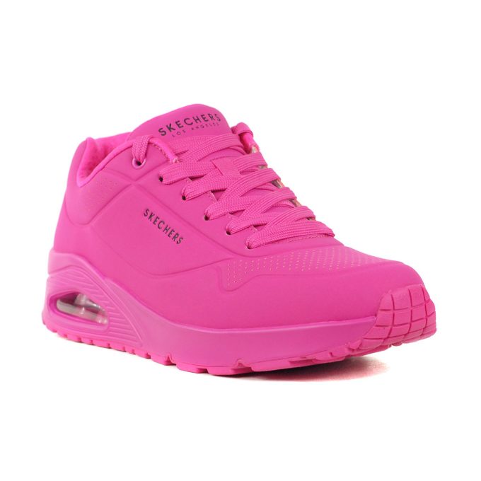 Skechers Men's Uno - Stand On Air Hot Pink Sneakers 52458.HTPK - Image 2