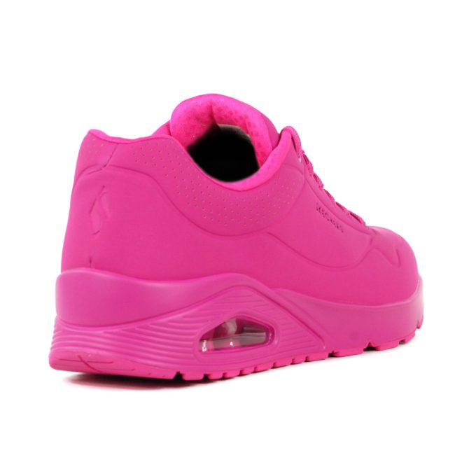 Skechers Men's Uno - Stand On Air Hot Pink Sneakers 52458.HTPK - Image 3