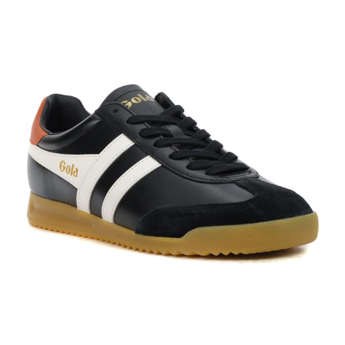 Gola Men's Torpedo Black/Off White/Moody Orange Sneakers CMB622BW - Image 2