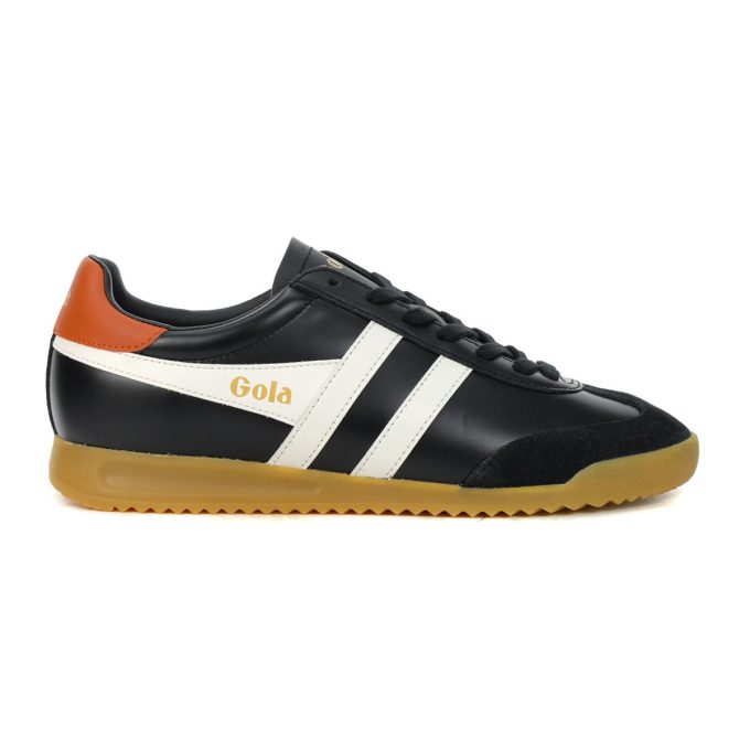 Gola Men's Torpedo Black/Off White/Moody Orange Sneakers CMB622BW