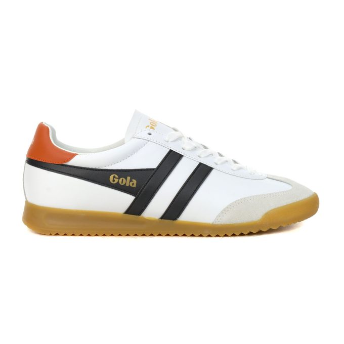 Gola Men's Torpedo White/Black/Moody Orange Sneakers CMB622WX