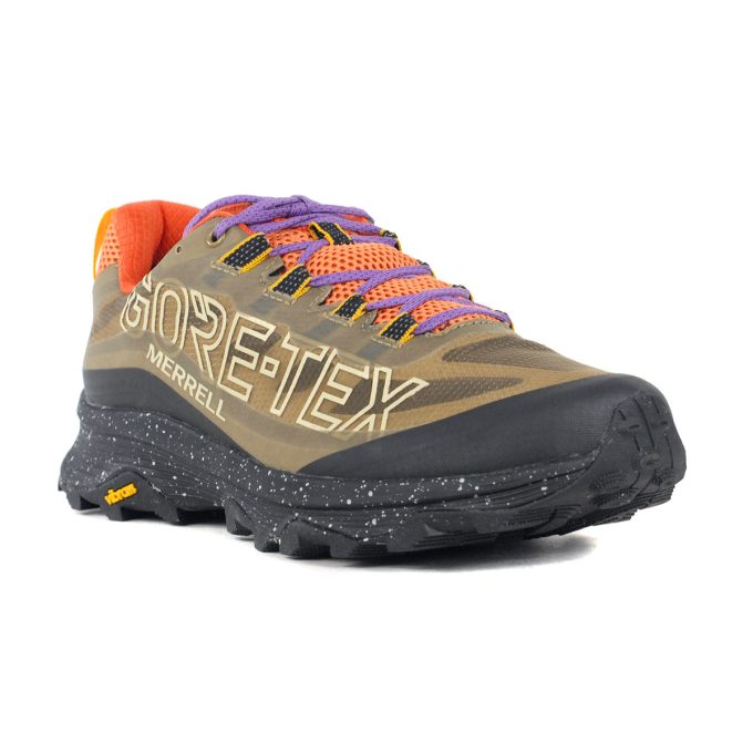 Merrell Men's Moab Speed Gore-Tex Coyote/Multi Trail Running Shoes J006167 - Image 2