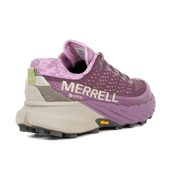 Merrell Women's Agility Peak 5 Gore-Tex Plumwine/Mauve Trail Running Shoes J068164 - Image 3