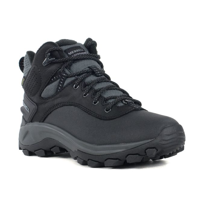 Merrell Women's Kiruna 2 Mid Black Waterproof Hiking Boots J037474 - Image 2