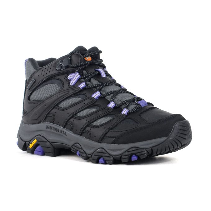 Merrell Women's Moab 3 Thermo Mid Black/Orchid Hiking Boots J037392 - Image 2